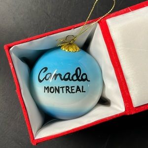 NWT Montreal Canada Christmas ornament!